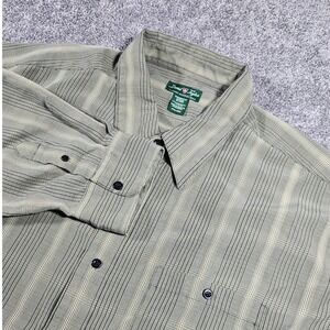 David Taylor Mens 4XL Button-down Shirt Luxury Microfiber 100% polyester Plaid